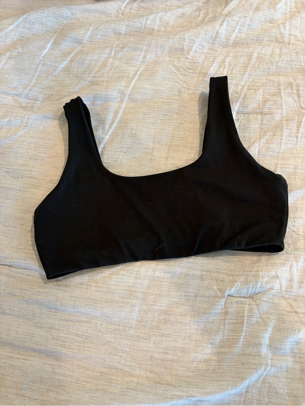 GAP Black Scoop Neck Bralette
